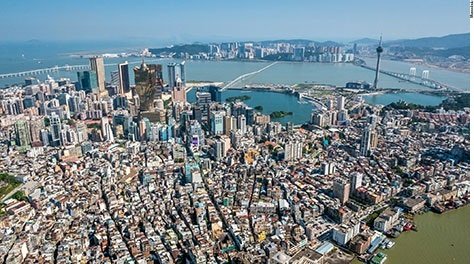 Macau Aerial View