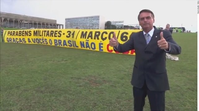 Jair Bolsonaro Parabeniza os Militares e Comemora a Contrarrevolução